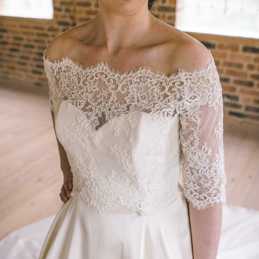 Teresa // Off The Shoulder Bridal Lace Top